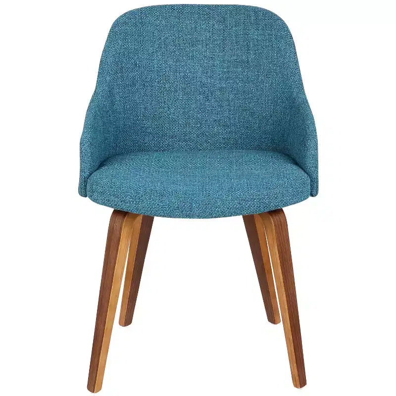 Chaise d'appoint de salle à manger moderne du milieu du siècle Bacci - Lumisource