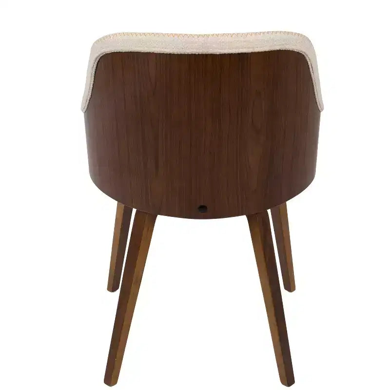 Chaise d'appoint de salle à manger moderne du milieu du siècle Bacci - Lumisource