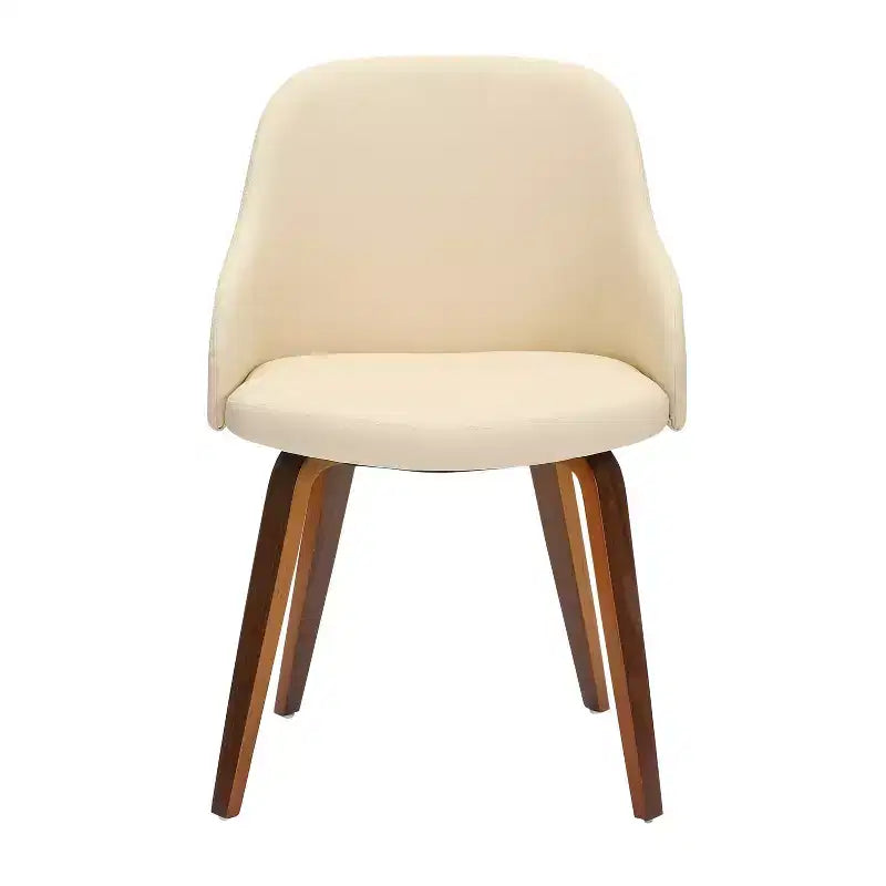 Chaise d'appoint de salle à manger moderne du milieu du siècle Bacci - Lumisource