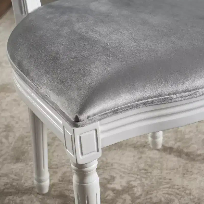 Lot de 2 chaises de salle à manger Camille en velours - Christopher Knight Home