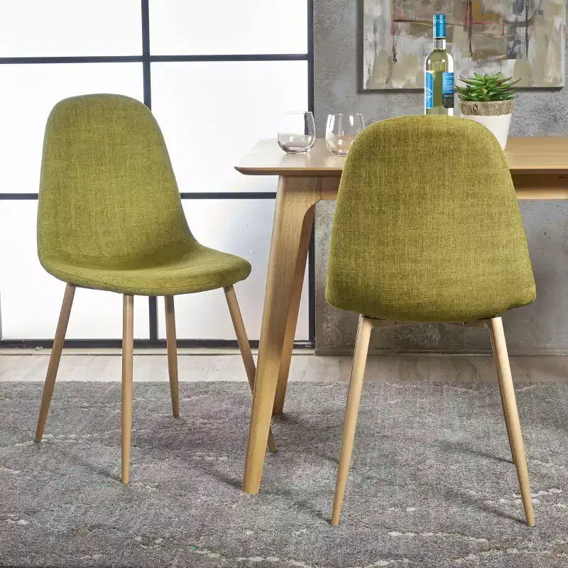 Lot de 2 chaises de salle à manger Raina Mid-Century - Christopher Knight Home