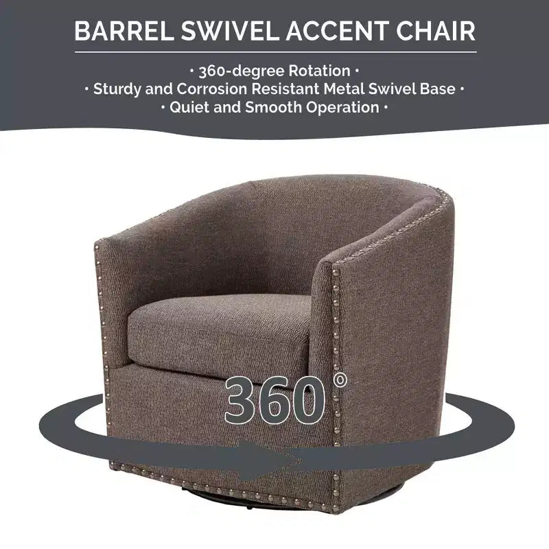 Fauteuil pivotant Sheldon – Madison Park