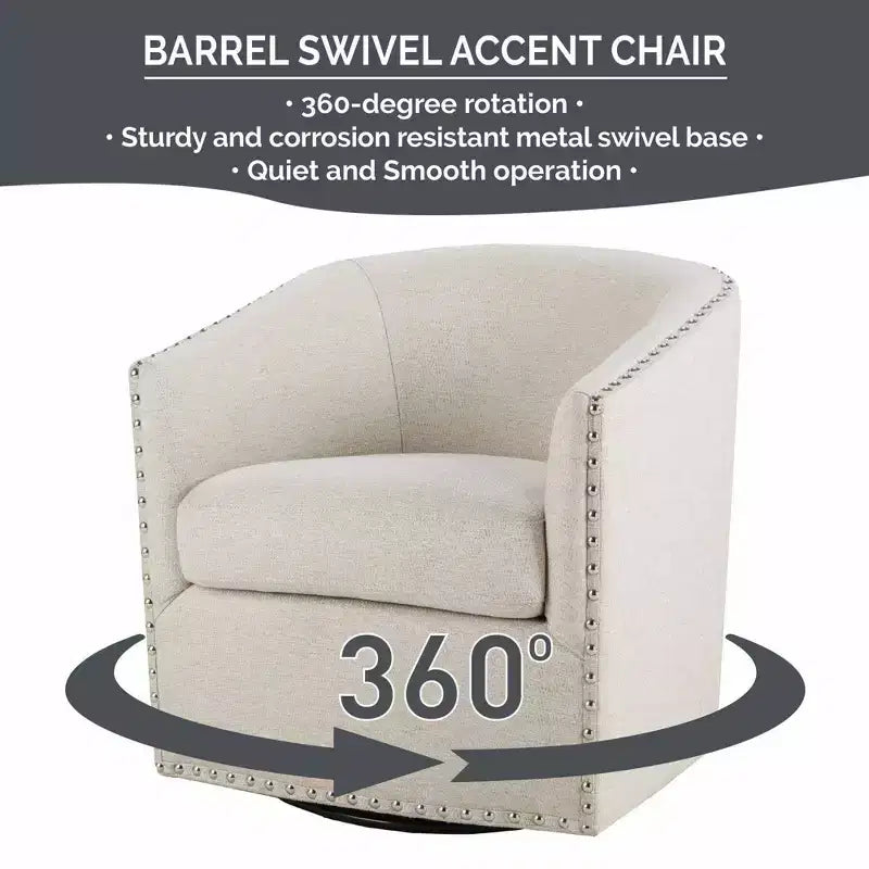 Fauteuil pivotant Sheldon – Madison Park