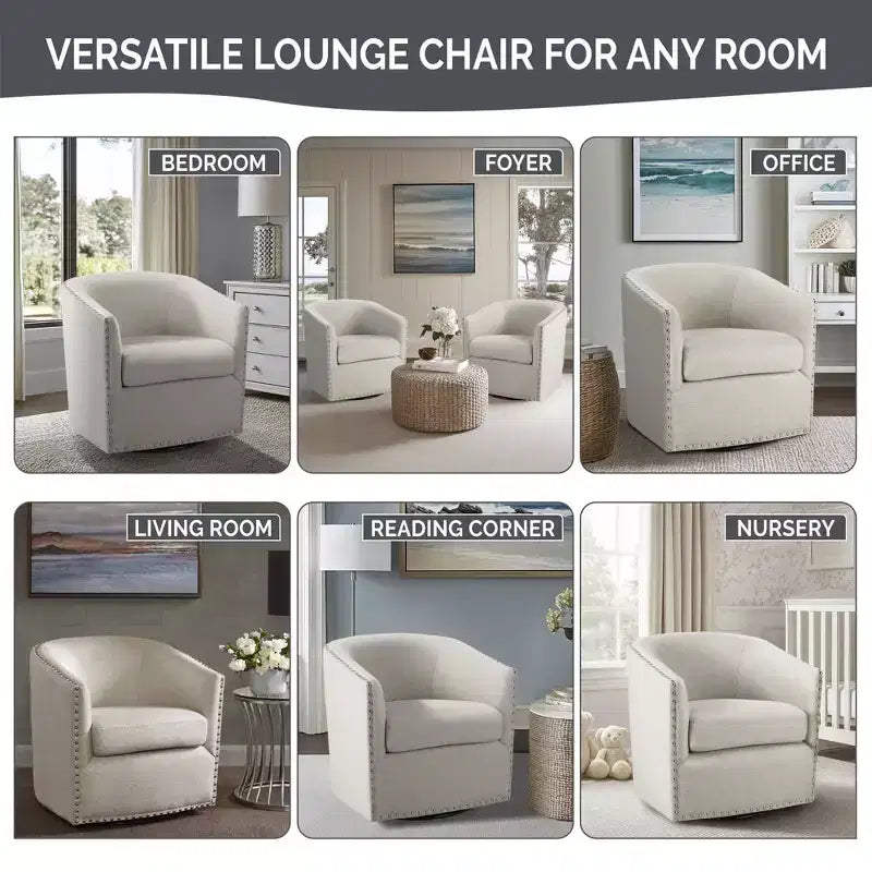 Fauteuil pivotant Sheldon – Madison Park