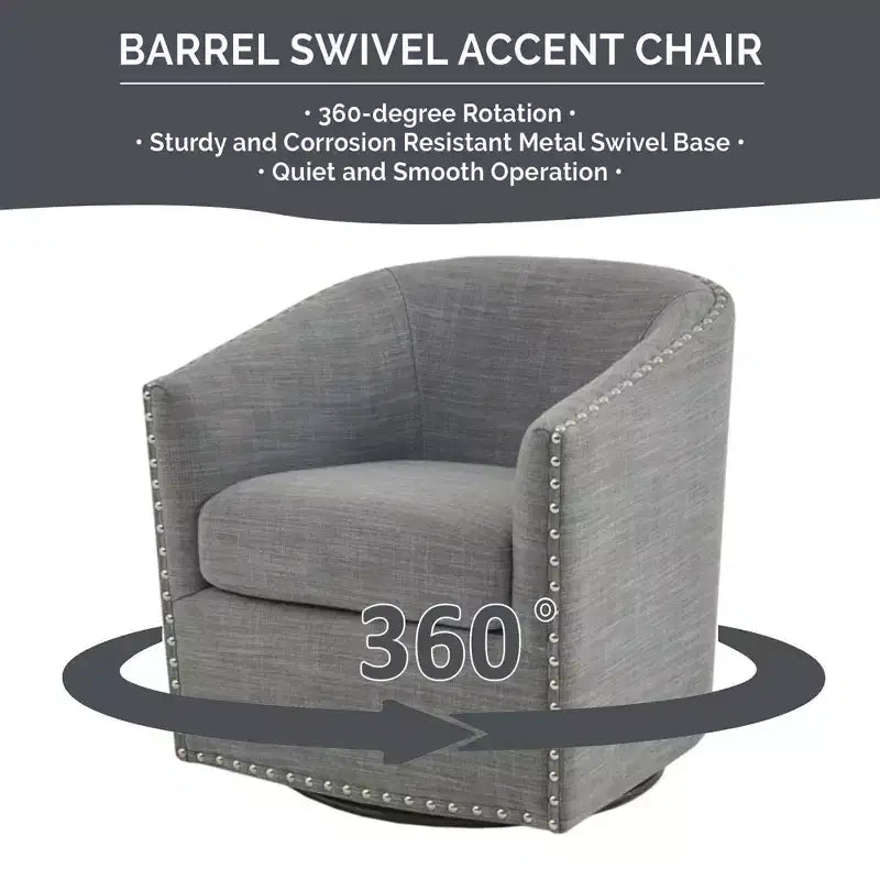 Fauteuil pivotant Sheldon – Madison Park
