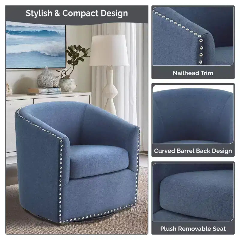 Fauteuil pivotant Sheldon – Madison Park