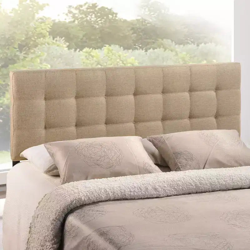 Tête de lit capitonnée en tissu Lily - Modway