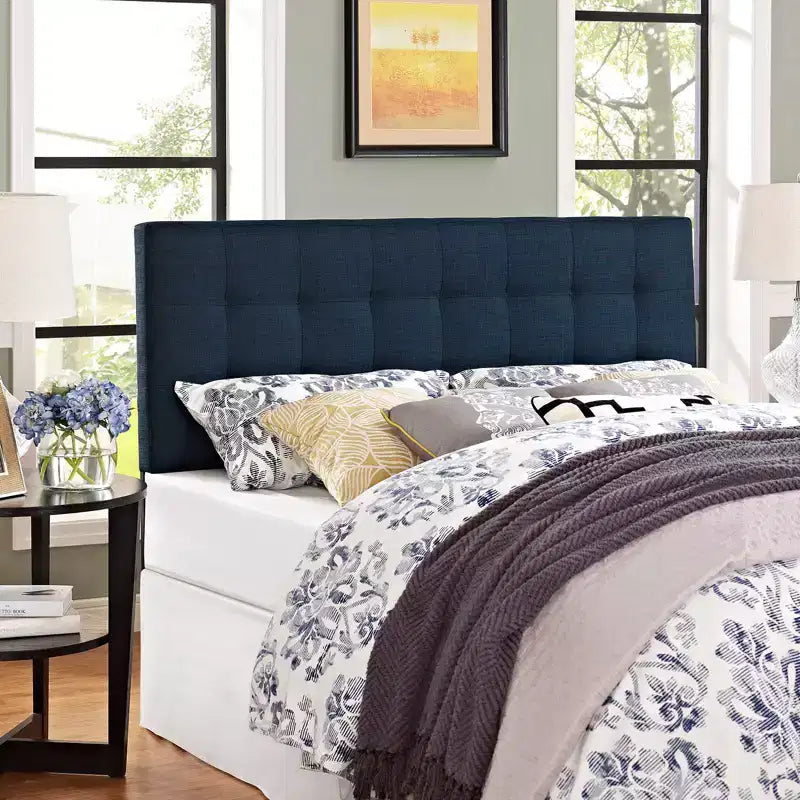 Tête de lit capitonnée en tissu Lily - Modway