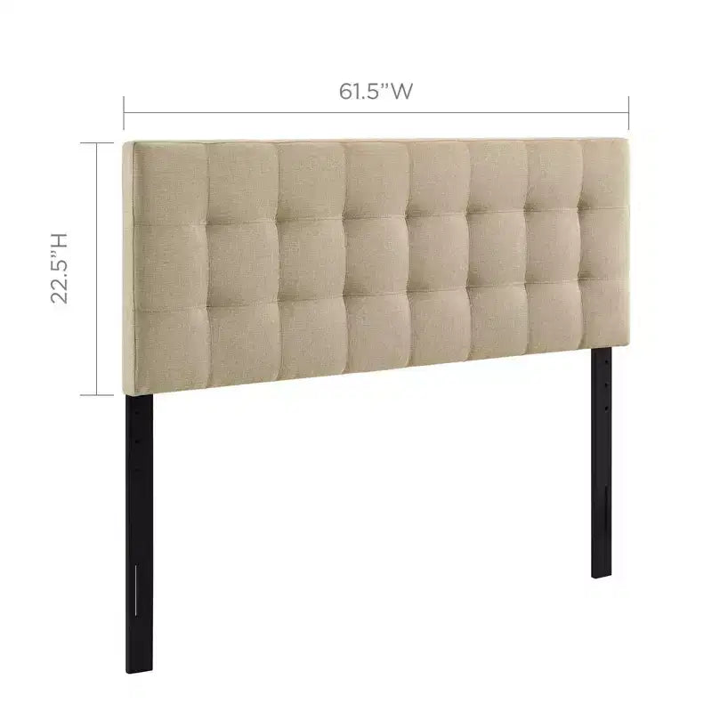 Tête de lit capitonnée en tissu Lily - Modway