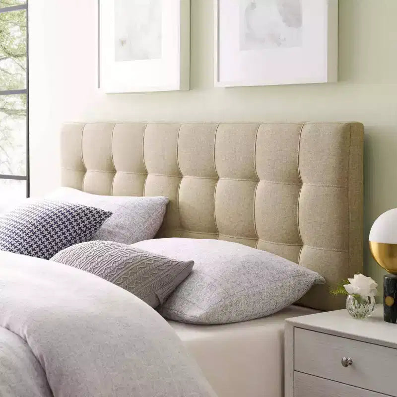 Tête de lit capitonnée en tissu Lily - Modway