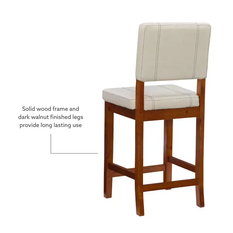 Tabouret de bar 24 Milano de hauteur comptoir - Linon