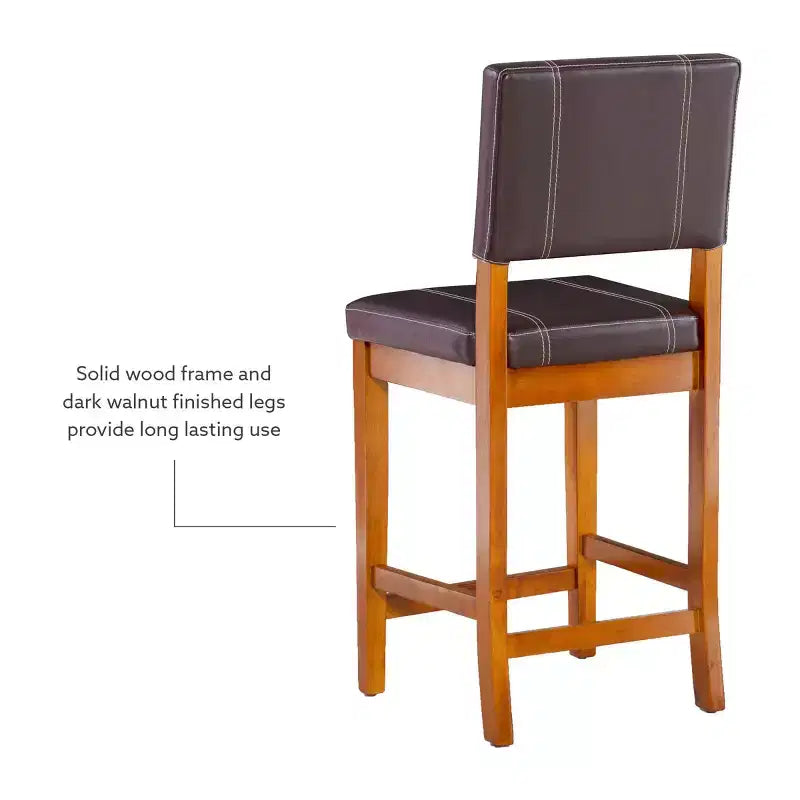 Tabouret de bar 24 Milano de hauteur comptoir - Linon