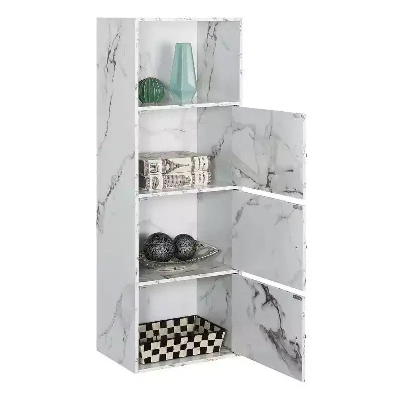 Meuble à trois portes avec casiers de rangement et étagère Breighton Home VersaStorage