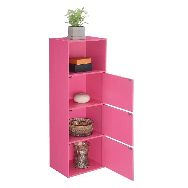 Meuble à trois portes avec casiers de rangement et étagère Breighton Home VersaStorage