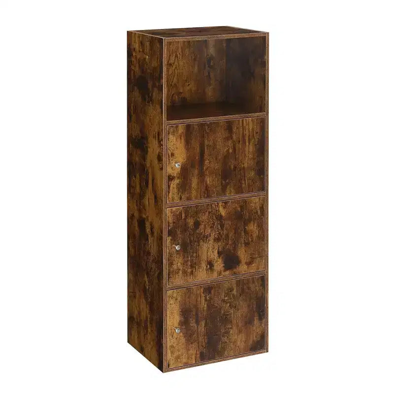 Meuble à trois portes avec casiers de rangement et étagère Breighton Home VersaStorage