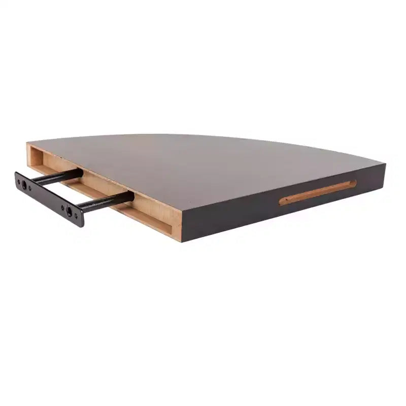 (Lot de 2) Étagères d'angle flottantes radiales de 29,2 x 3,8 cm - Danya B.