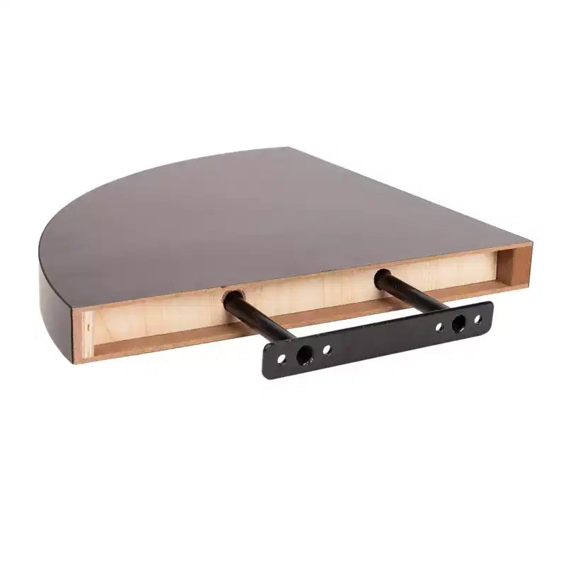 (Lot de 2) Étagères d'angle flottantes radiales de 29,2 x 3,8 cm - Danya B.