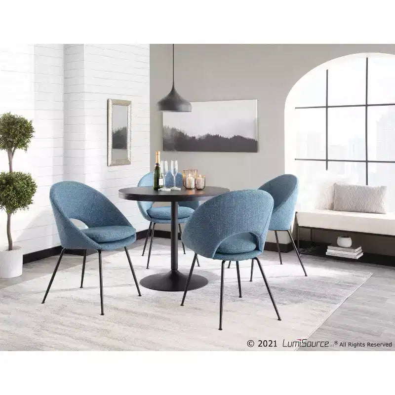 Table à manger ronde industrielle Dakota 36 - LumiSource