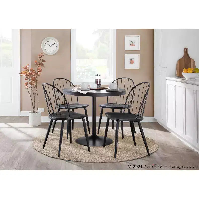 Table à manger ronde industrielle Dakota 36 - LumiSource