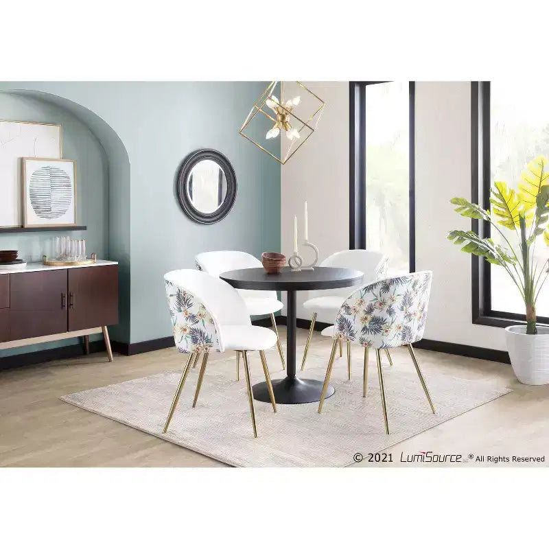 Table à manger ronde industrielle Dakota 36 - LumiSource