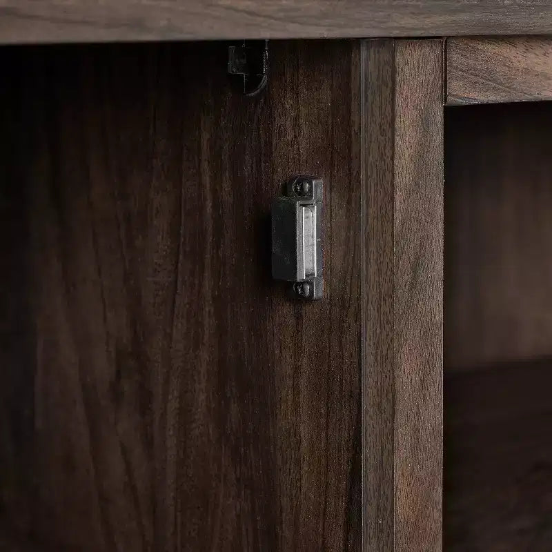 Meuble TV d'angle Camden pour téléviseurs jusqu'à 60 pouces avec cheminée - Crosley