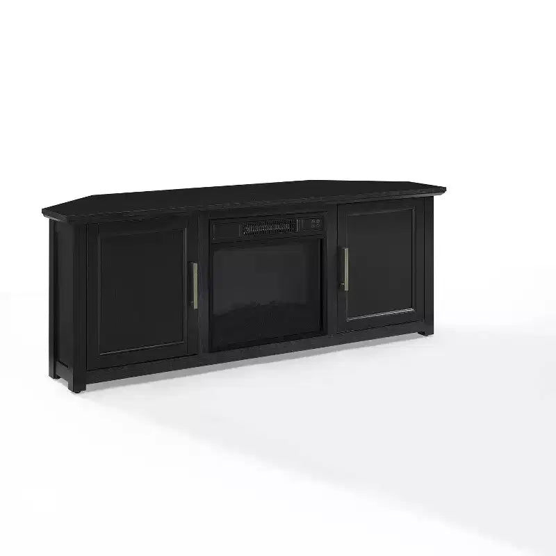Meuble TV d'angle Camden pour téléviseurs jusqu'à 60 pouces avec cheminée - Crosley