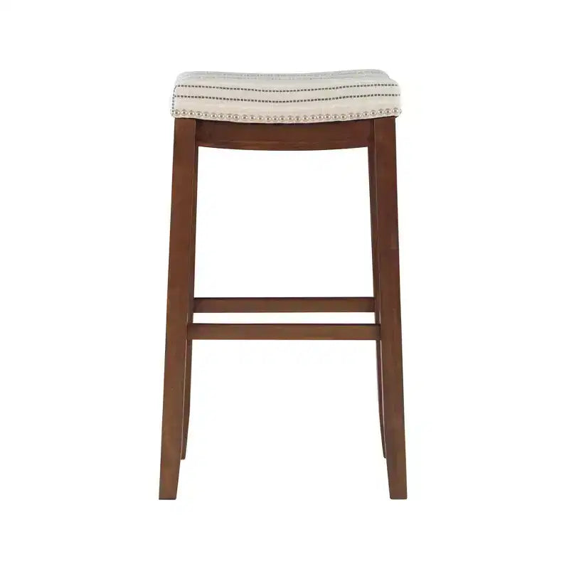 Tabouret de bar sans dossier rustique Claridge - Linon
