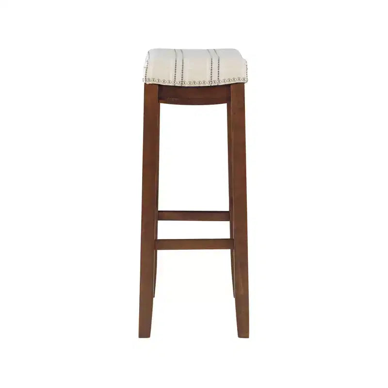 Tabouret de bar sans dossier rustique Claridge - Linon