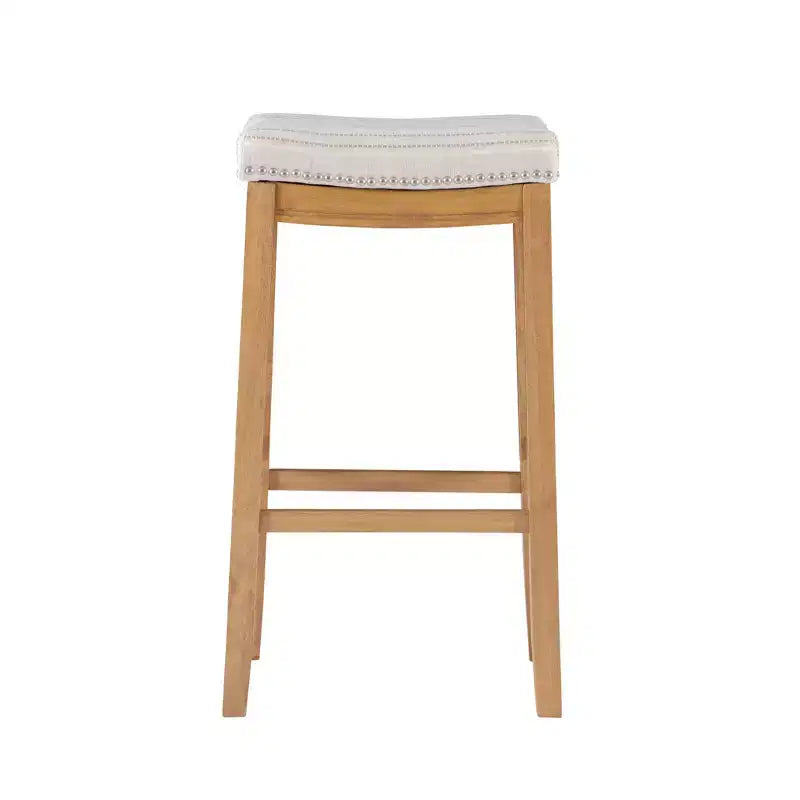Tabouret de bar sans dossier rustique Claridge - Linon