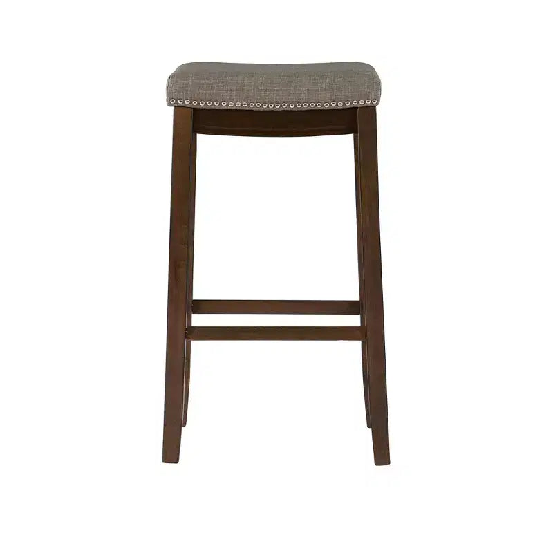 Tabouret de bar sans dossier rustique Claridge - Linon