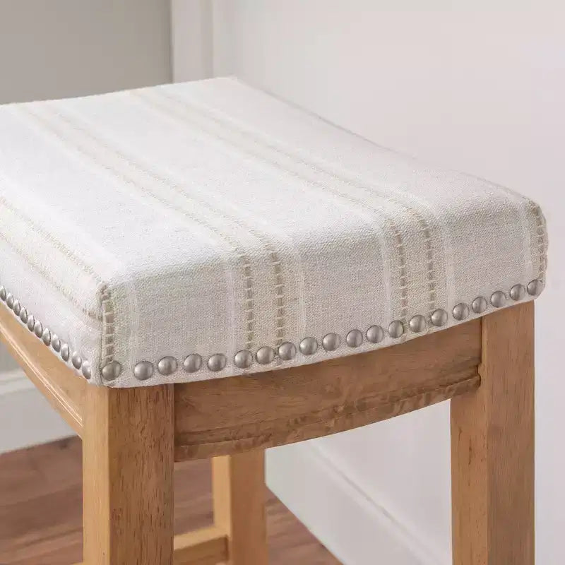 Tabouret de bar sans dossier rustique Claridge - Linon