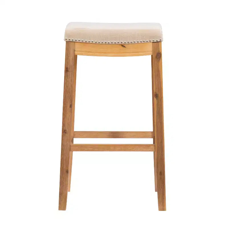 Tabouret de bar sans dossier rustique Claridge - Linon