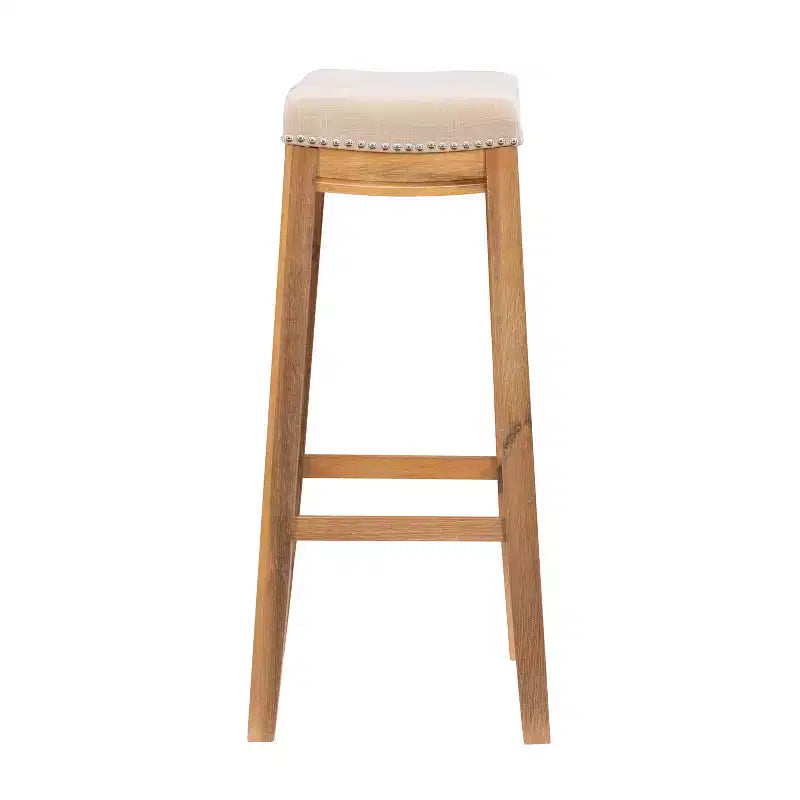 Tabouret de bar sans dossier rustique Claridge - Linon