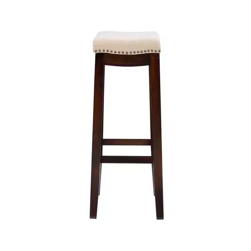 Tabouret de bar sans dossier rustique Claridge - Linon