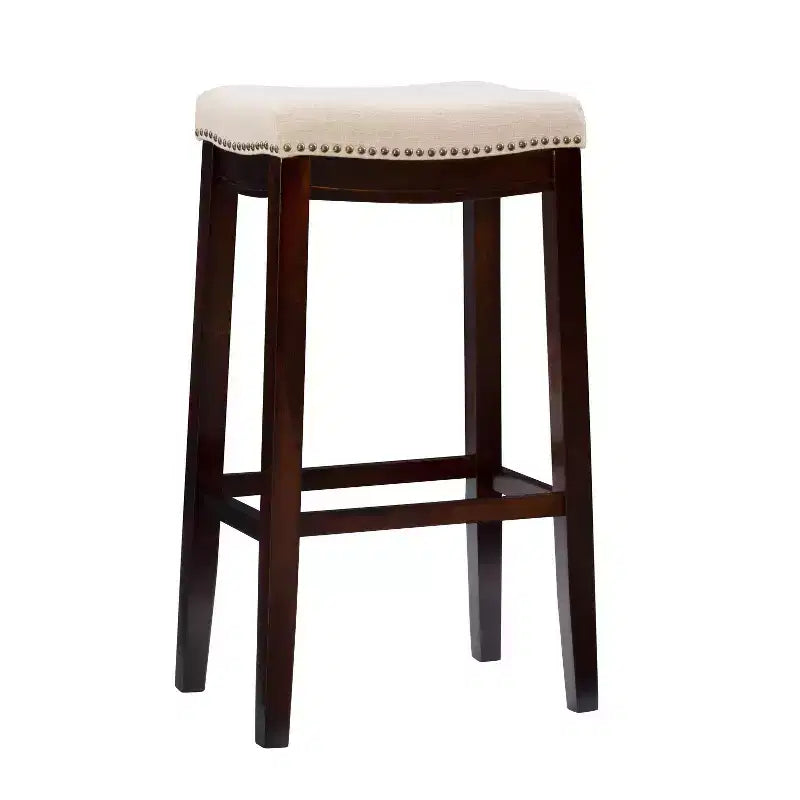 Tabouret de bar sans dossier rustique Claridge - Linon