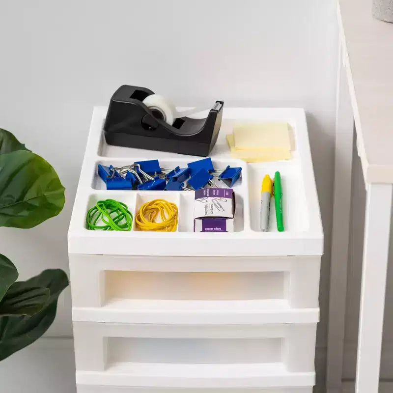 Chariot de rangement IRIS avec dessus organisateur