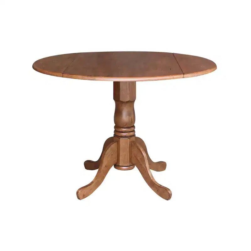 Table à rabats double 42 Mase avec 2 chaises à dossier en X - International Concepts