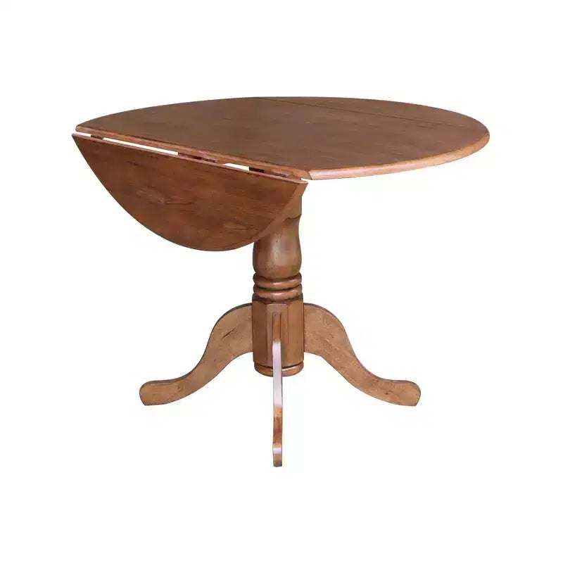 Table à rabats double 42 Mase avec 2 chaises à dossier en X - International Concepts