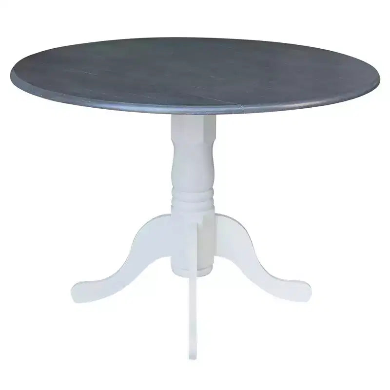 Table à rabats double 42 Mase avec 2 chaises à dossier en X - International Concepts