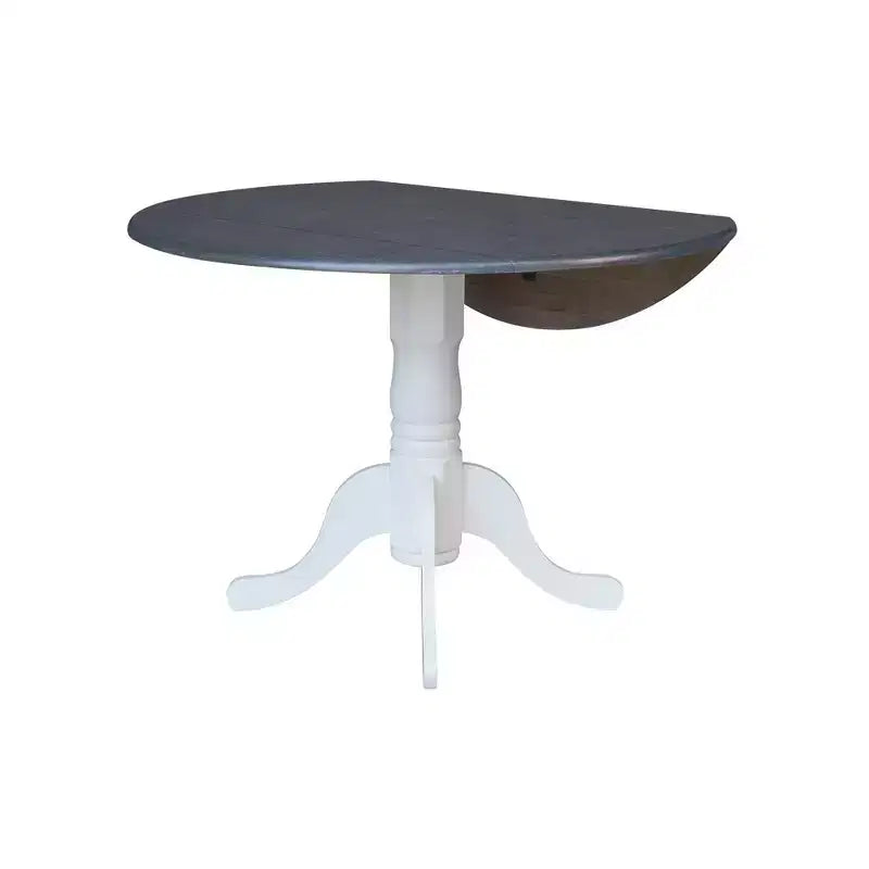 Table à rabats double 42 Mase avec 2 chaises à dossier en X - International Concepts