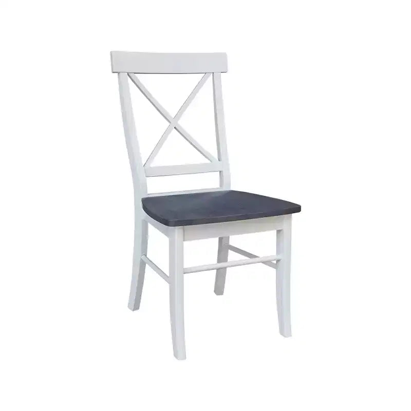 Table à rabats double 42 Mase avec 2 chaises à dossier en X - International Concepts