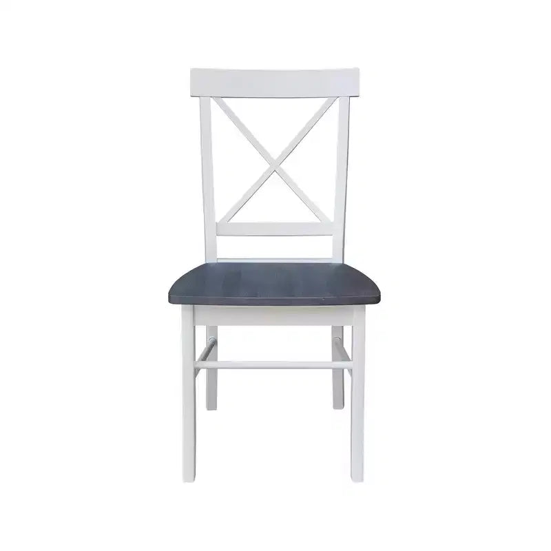 Table à rabats double 42 Mase avec 2 chaises à dossier en X - International Concepts
