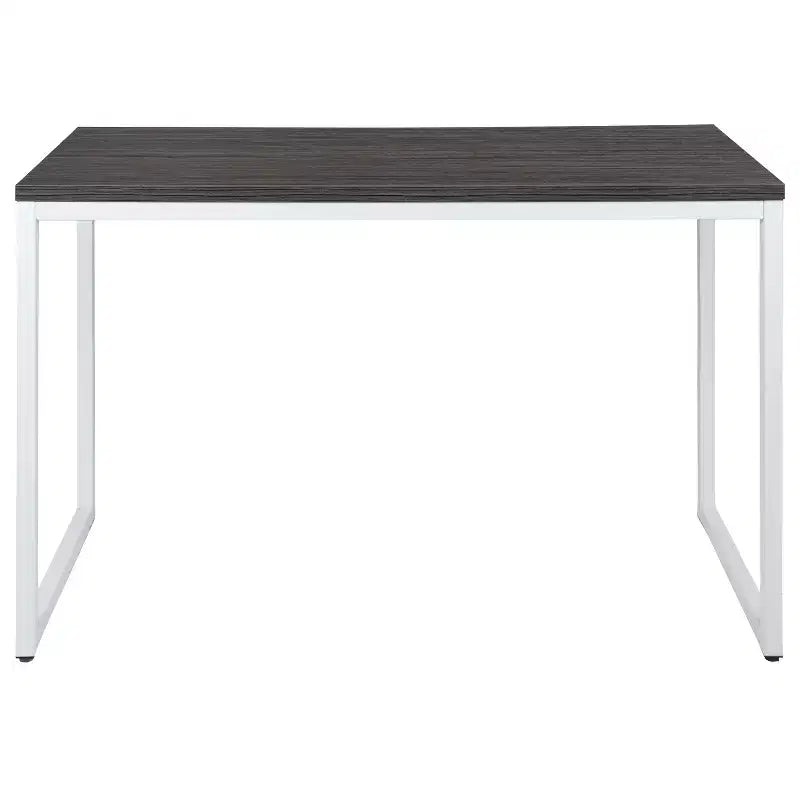 Flash Furniture Tiverton - Bureau moderne industriel - Bureau d'ordinateur de qualité commerciale et bureau à domicile - 47 de long