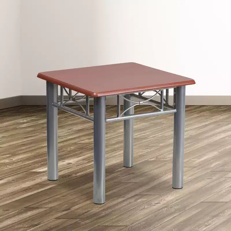 Table d'appoint Flash Furniture en stratifié avec cadre en acier