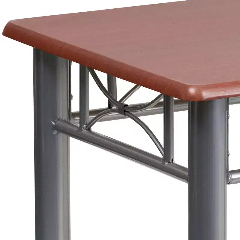 Table d'appoint Flash Furniture en stratifié avec cadre en acier