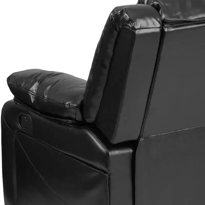 Causeuse série Harmony de Flash Furniture avec deux repose-pieds intégrés