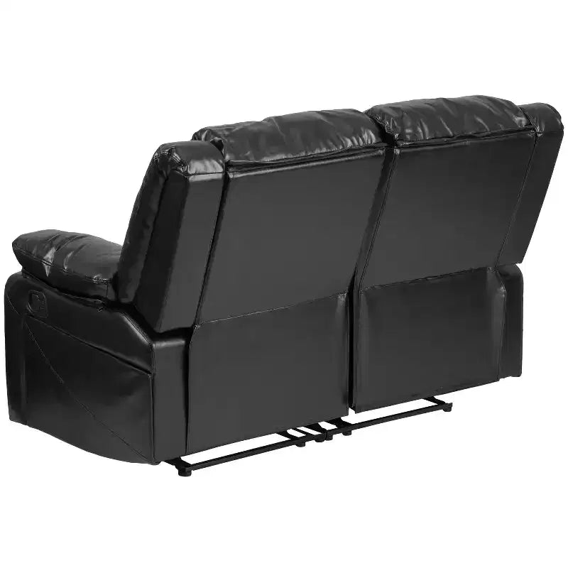 Causeuse série Harmony de Flash Furniture avec deux repose-pieds intégrés