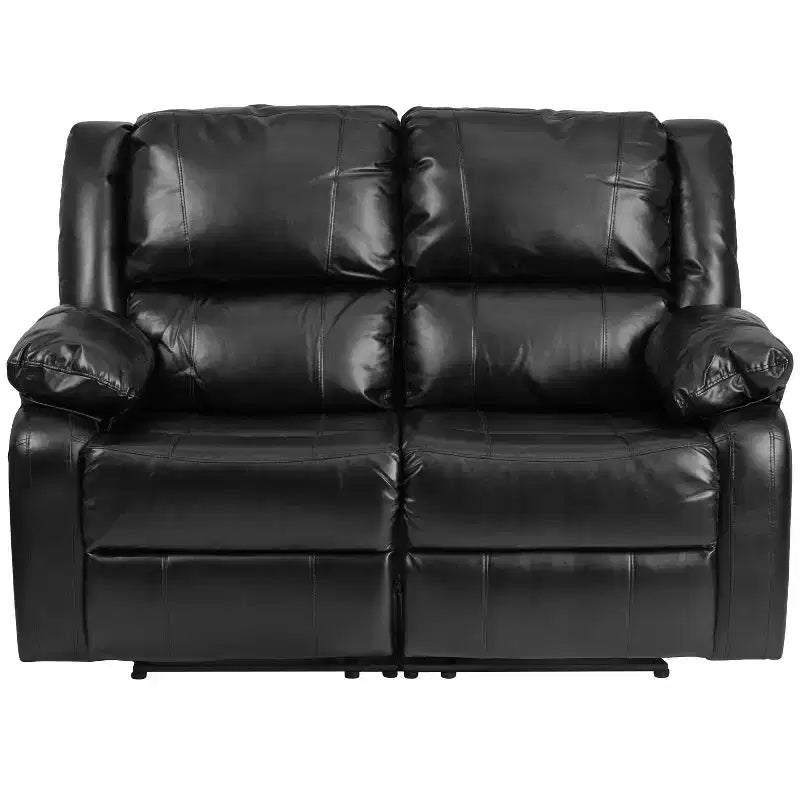 Causeuse série Harmony de Flash Furniture avec deux repose-pieds intégrés