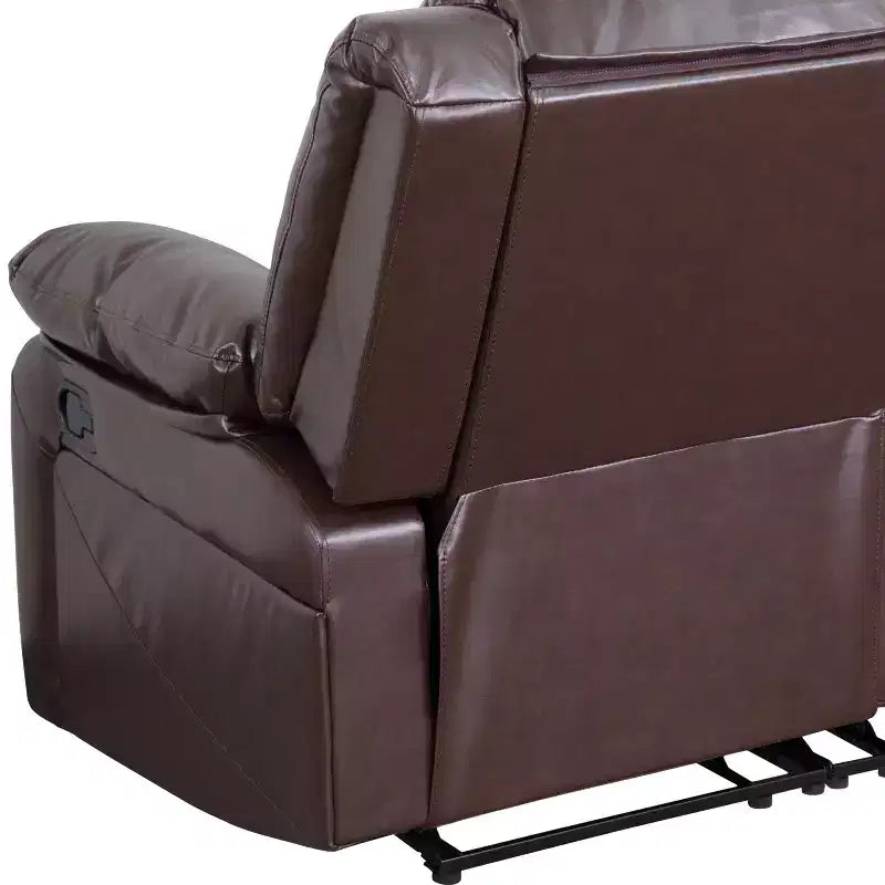 Causeuse série Harmony de Flash Furniture avec deux repose-pieds intégrés