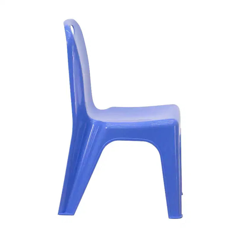 Flash Furniture Chaise d'écolier empilable en plastique par lot de 4 avec poignée de transport et hauteur d'assise de 28 cm